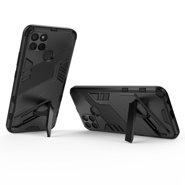 For OPPO Realme C21Y Punk Armor 2 in 1 PC + TPU Shockproof Phone Case