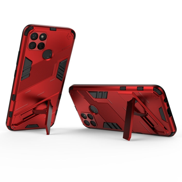 For OPPO Realme C21Y Punk Armor 2 in 1 PC + TPU Shockproof Phone Case