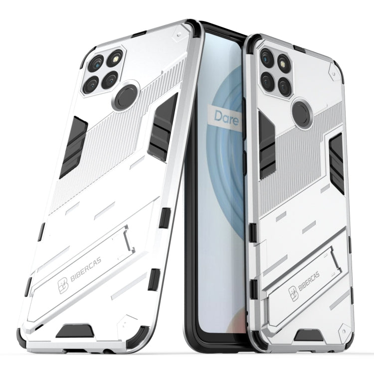 For OPPO Realme C21Y Punk Armor 2 in 1 PC + TPU Shockproof Phone Case