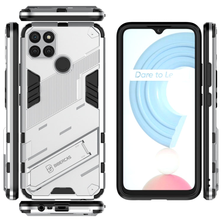 For OPPO Realme C21Y Punk Armor 2 in 1 PC + TPU Shockproof Phone Case