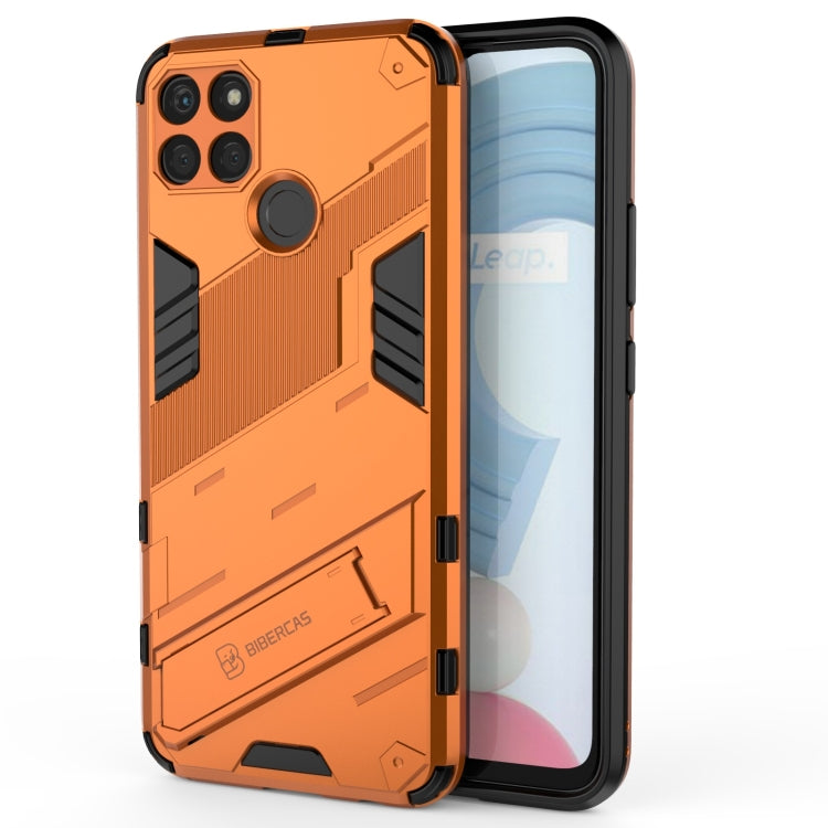 For OPPO Realme C21Y Punk Armor 2 in 1 PC + TPU Shockproof Phone Case