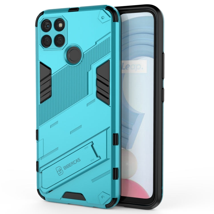 For OPPO Realme C21Y Punk Armor 2 in 1 PC + TPU Shockproof Phone Case