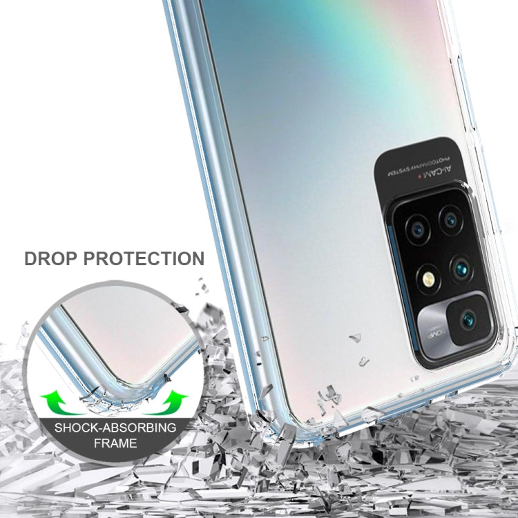 For Xiaomi Redmi 10 4G / Note 11 4G International Version Scratchproof TPU + Acrylic Protective Phone Case