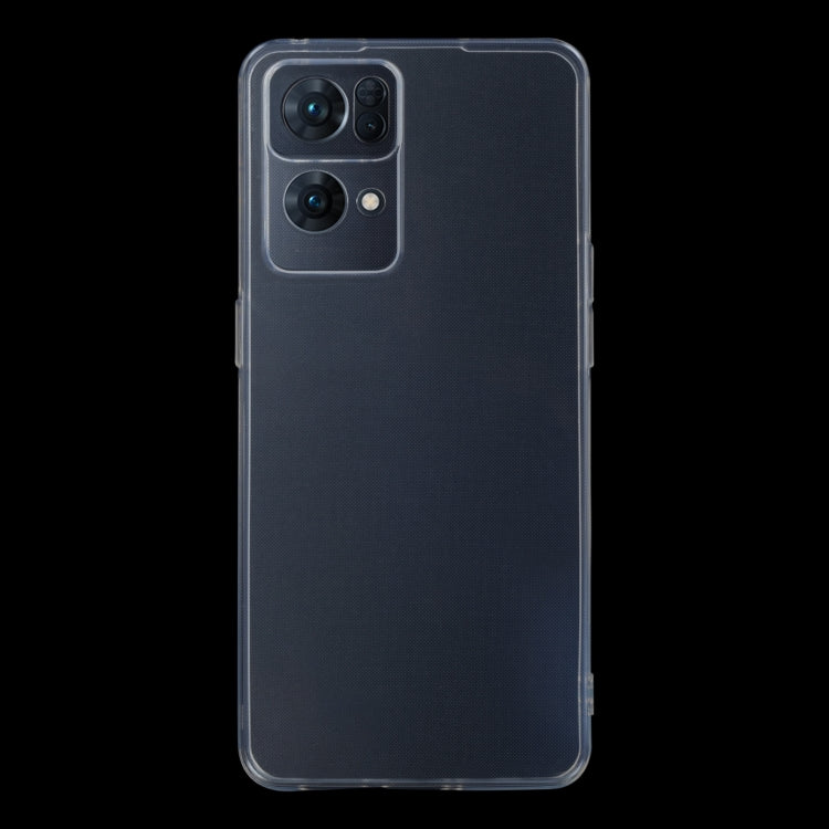 For OPPO Reno7 Pro 5G 0.75mm Ultra-thin Transparent TPU Soft Phone Case