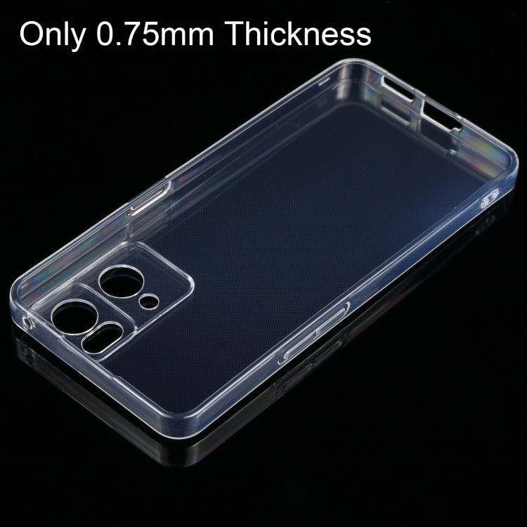 For OPPO Reno7 Pro 5G 0.75mm Ultra-thin Transparent TPU Soft Phone Case