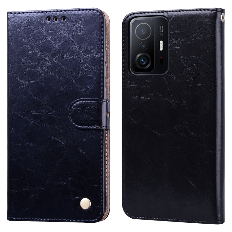 For Xiaomi Mi 11T Oil Wax Texture Leather Phone Case