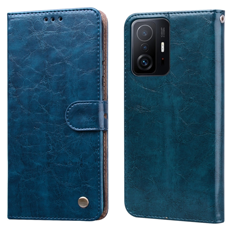 For Xiaomi Mi 11T Oil Wax Texture Leather Phone Case