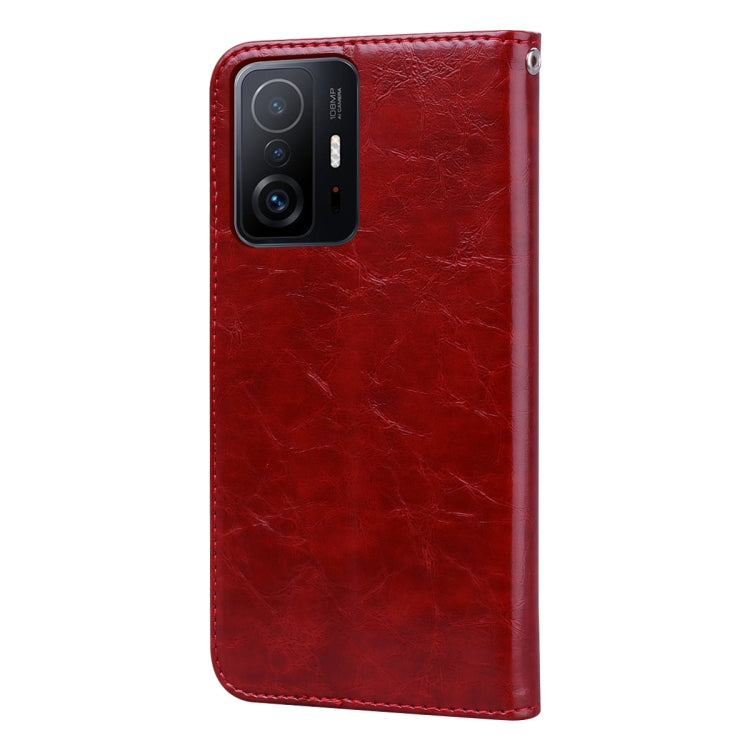 For Xiaomi Mi 11T Oil Wax Texture Leather Phone Case