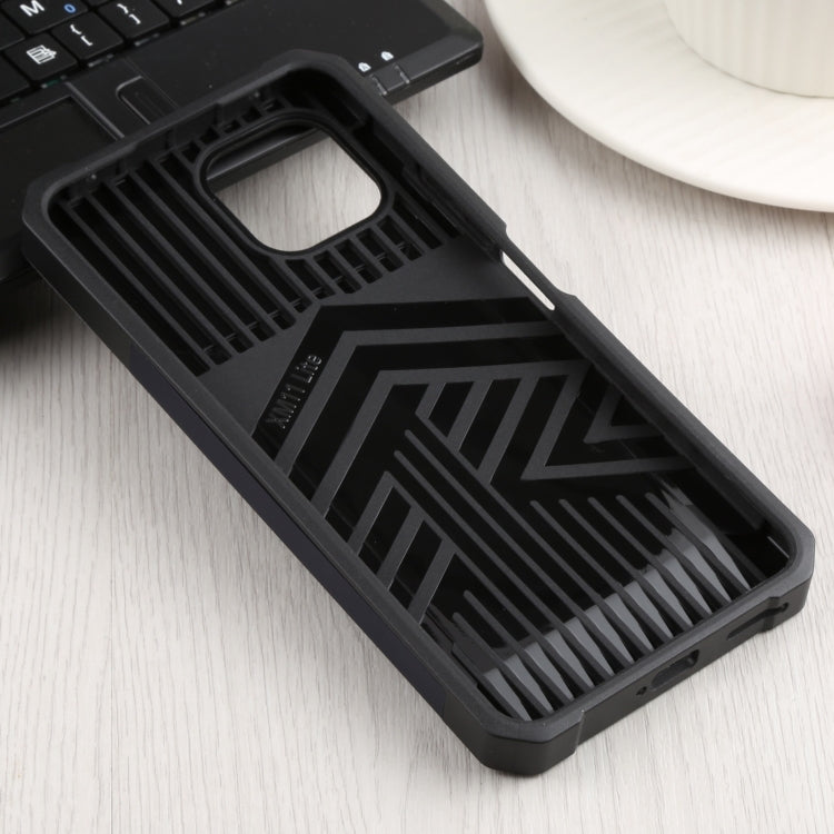 For Xiaomi Mi 11 Lite Sliding Camera Cover Design PC + TPU Shockproof Phone Case with Ring Holder & Card Slot