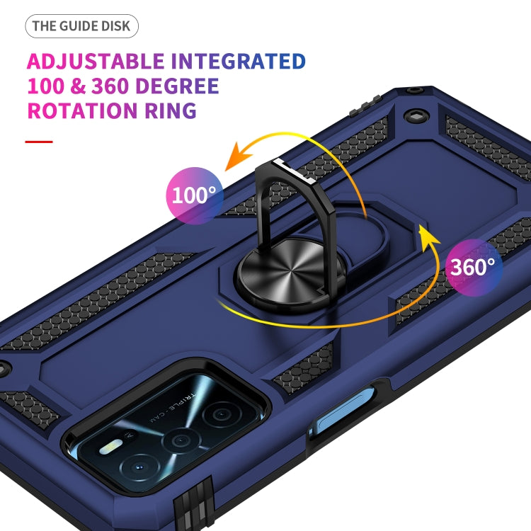 For OPPO A16 Shockproof TPU + PC Phone Case