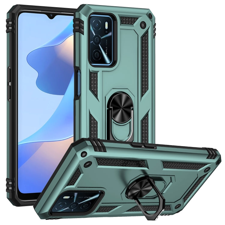For OPPO A16 Shockproof TPU + PC Phone Case