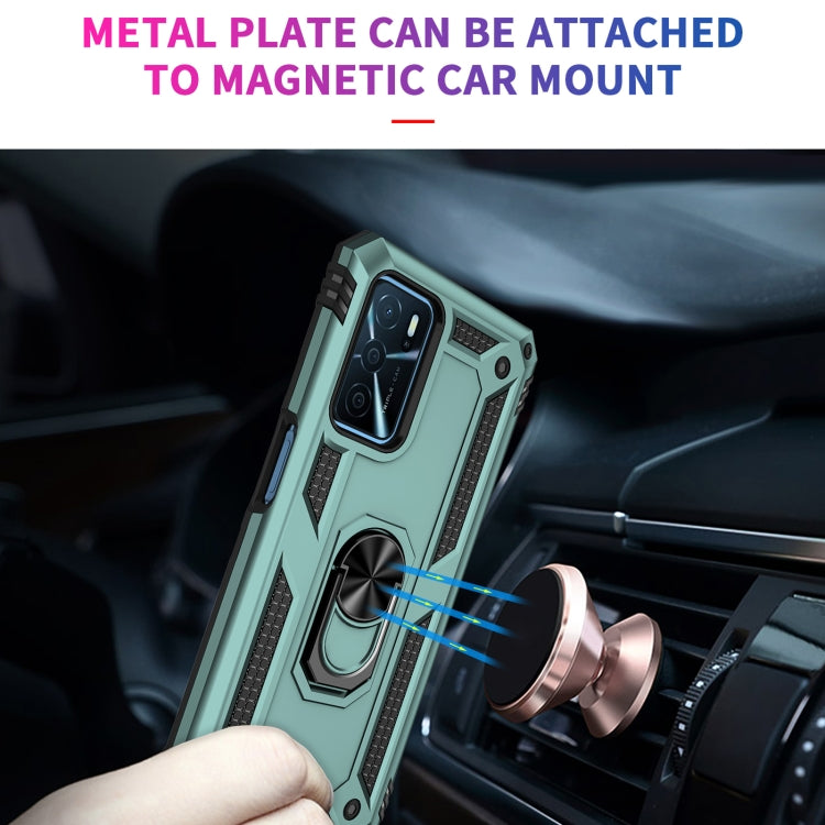 For OPPO A16 Shockproof TPU + PC Phone Case