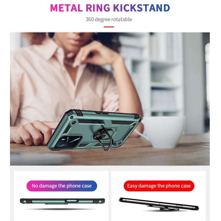 For OPPO A16 Shockproof TPU + PC Phone Case