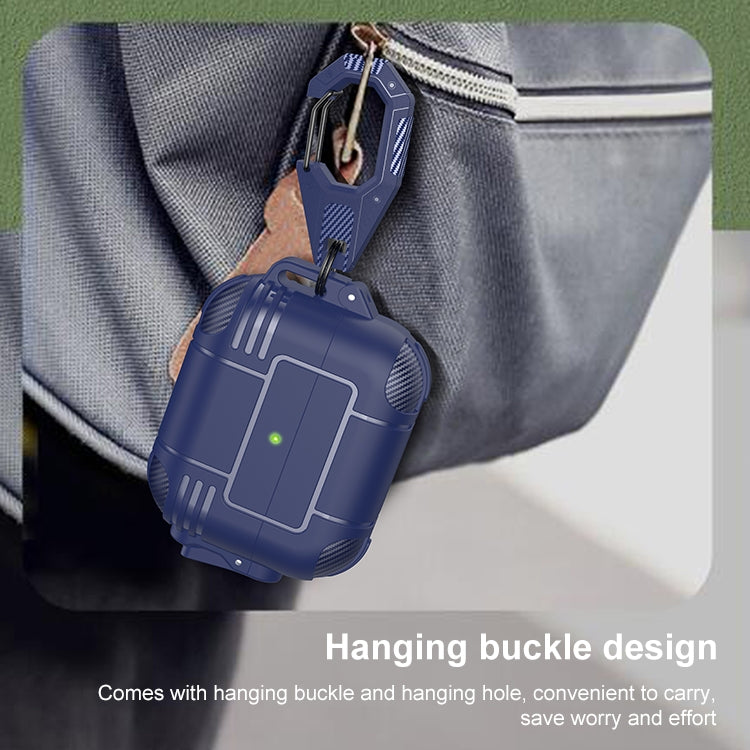 Traveler Earphone Protective Case with Hook & Lock Shell For AirPods 3