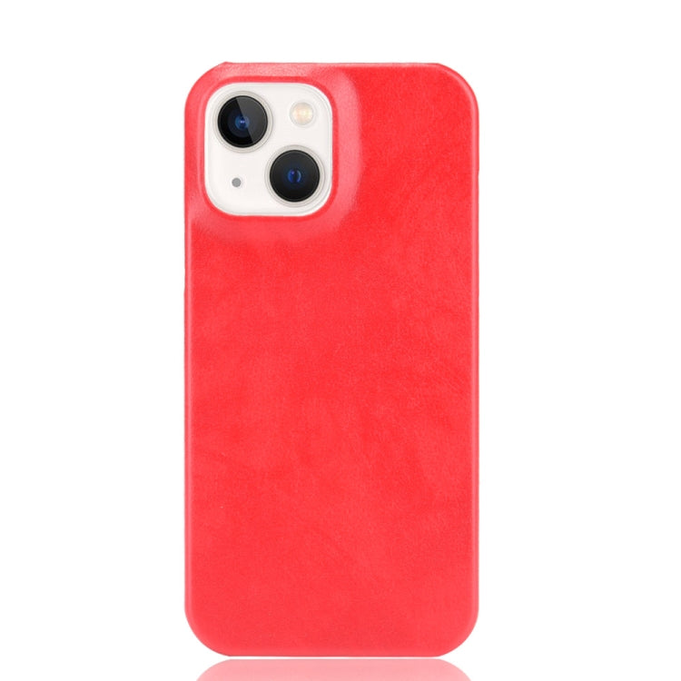 For iPhone 13 mini Litchi Leather PC Phone Case