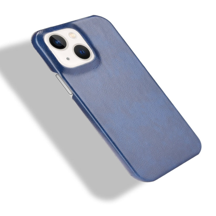 For iPhone 13 mini Litchi Leather PC Phone Case