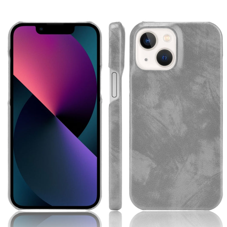 For iPhone 13 mini Litchi Leather PC Phone Case