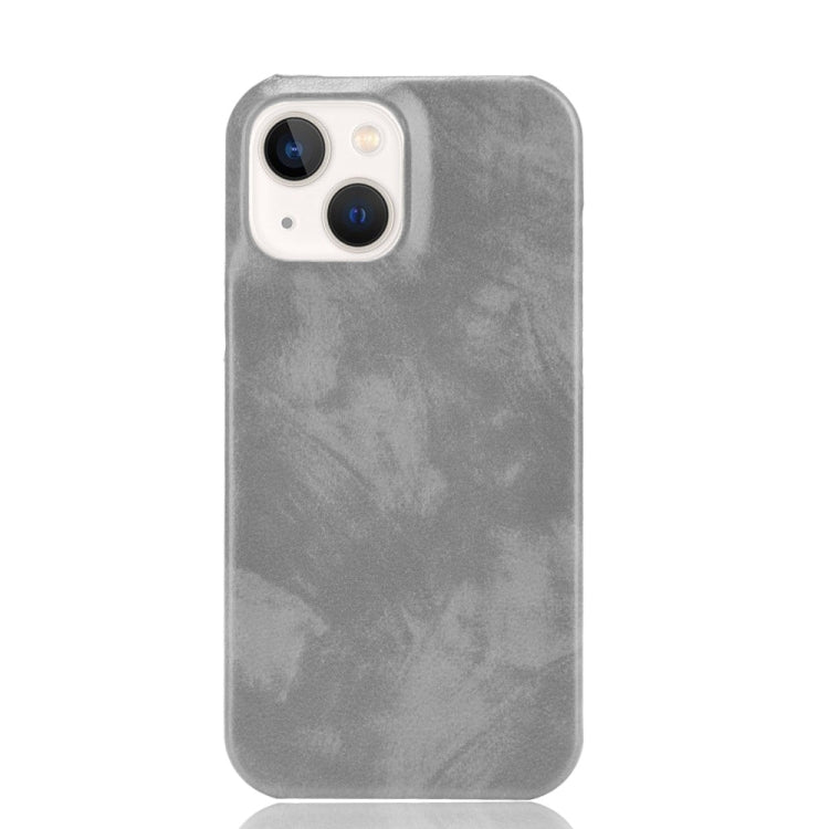 For iPhone 13 Litchi Leather PC Phone Case