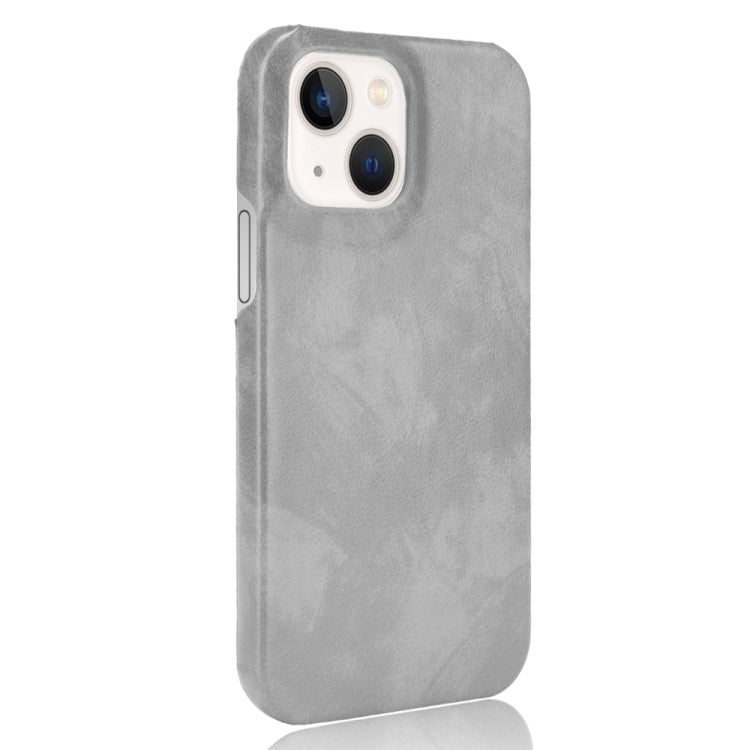 For iPhone 13 Litchi Leather PC Phone Case