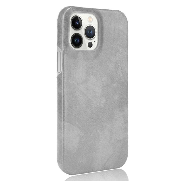 For iPhone 13 Pro Litchi Leather PC Phone Case