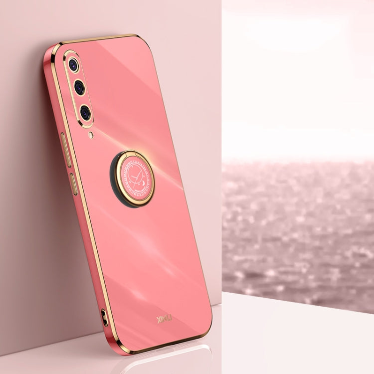 For Xiaomi Mi 9 XINLI 6D Plating Phone Case with Ring Holder