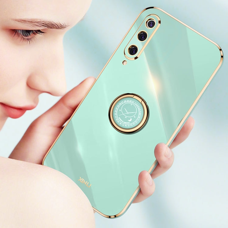 For Xiaomi Mi 9 XINLI 6D Plating Phone Case with Ring Holder