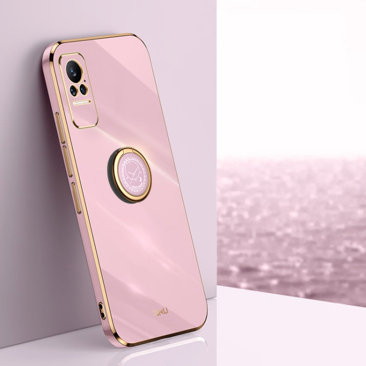 For Xiaomi Civi XINLI 6D Plating Phone Case with Ring Holder
