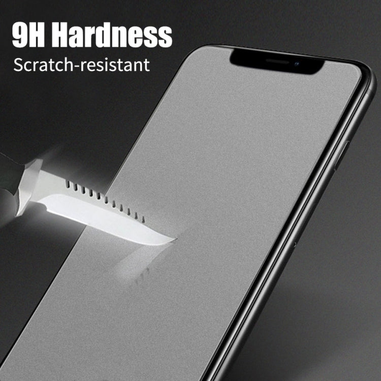 For iPhone 13 mini Transparent Frosted Full Screen Tempered Glass Film