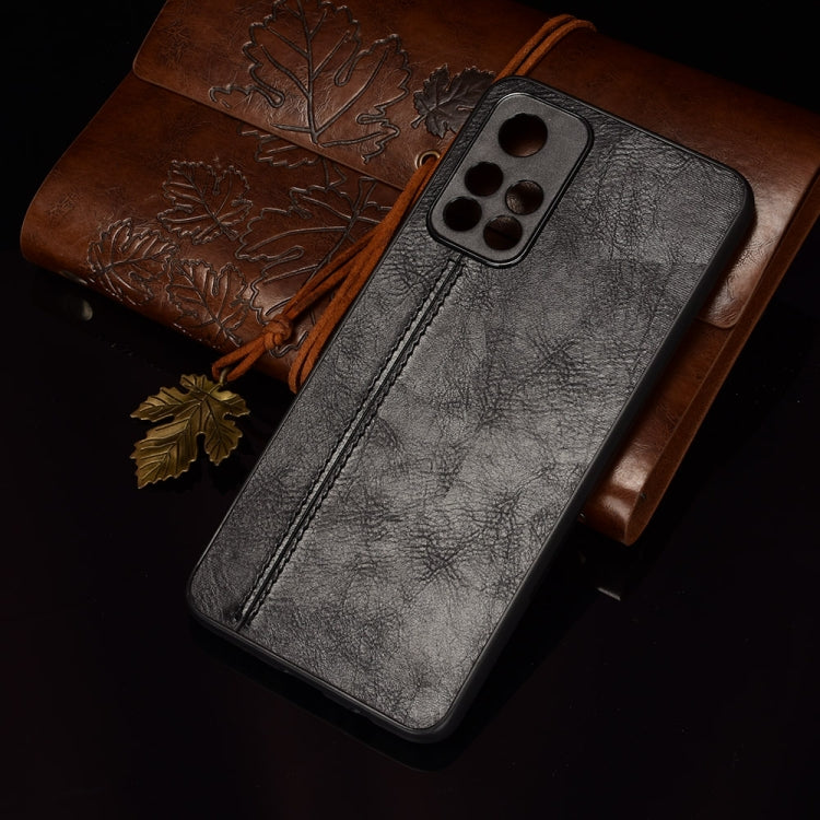 For Xiaomi Redmi Note 11 5G Sewing Cow Pattern Skin Phone Case