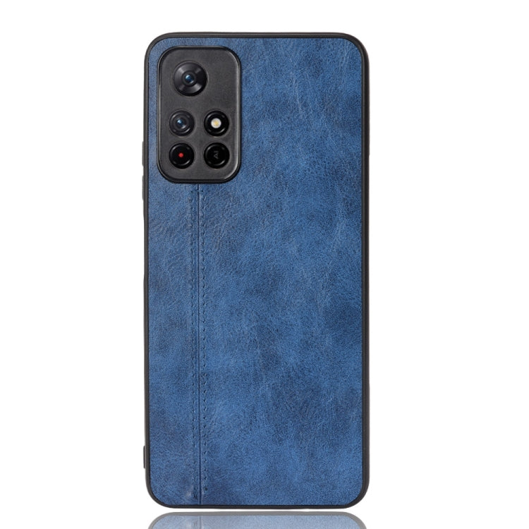 For Xiaomi Redmi Note 11 5G Sewing Cow Pattern Skin Phone Case