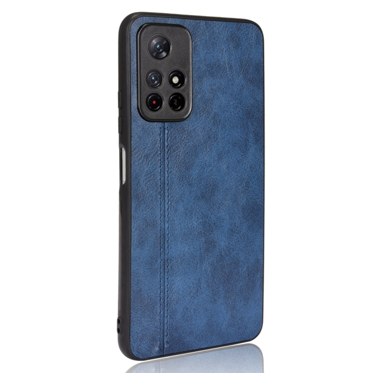 For Xiaomi Redmi Note 11 5G Sewing Cow Pattern Skin Phone Case