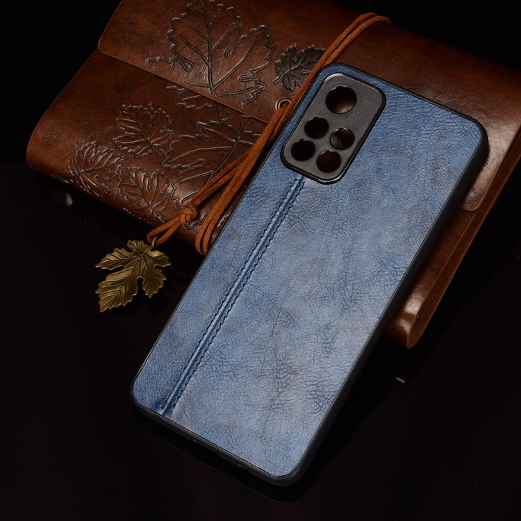 For Xiaomi Redmi Note 11 5G Sewing Cow Pattern Skin Phone Case