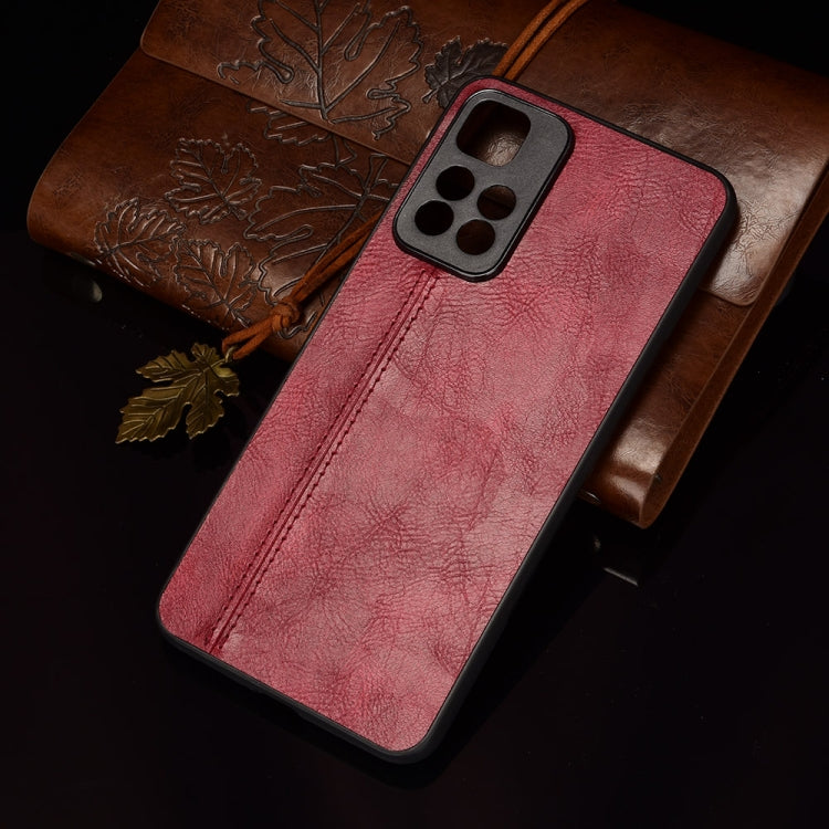 For Xiaomi Redmi Note 11 Pro Sewing Cow Pattern Skin Phone Case