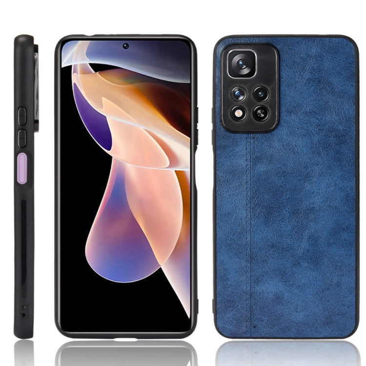 For Xiaomi Redmi Note 11 Pro Sewing Cow Pattern Skin Phone Case