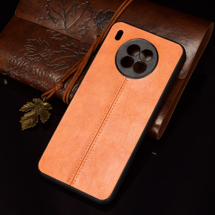 For Huawei nova 8i / Honor 50 Lite Sewing Cow Pattern Skin Phone Case