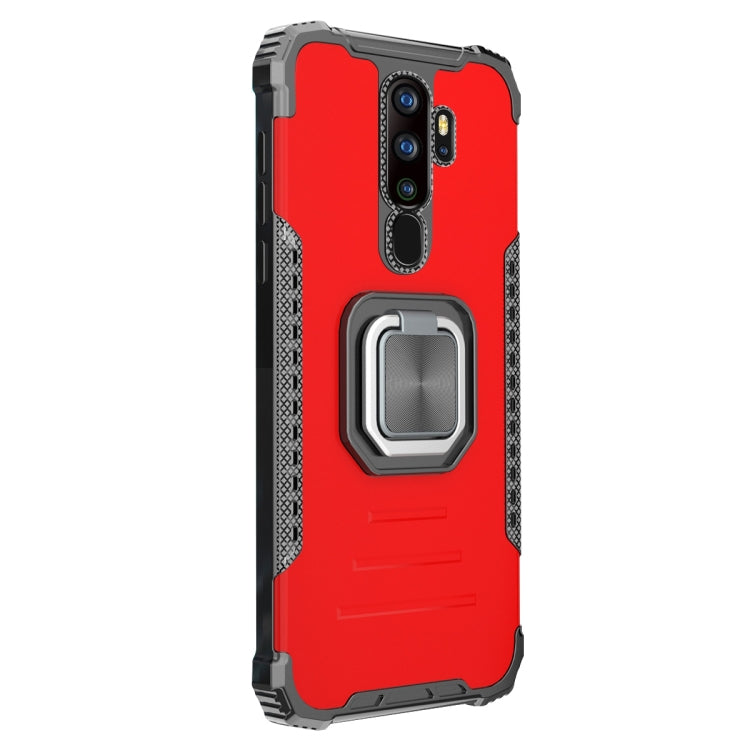 For OPPO A9 2020 / A5 2020 Aluminum Alloy + TPU Phone Case with Lanyard