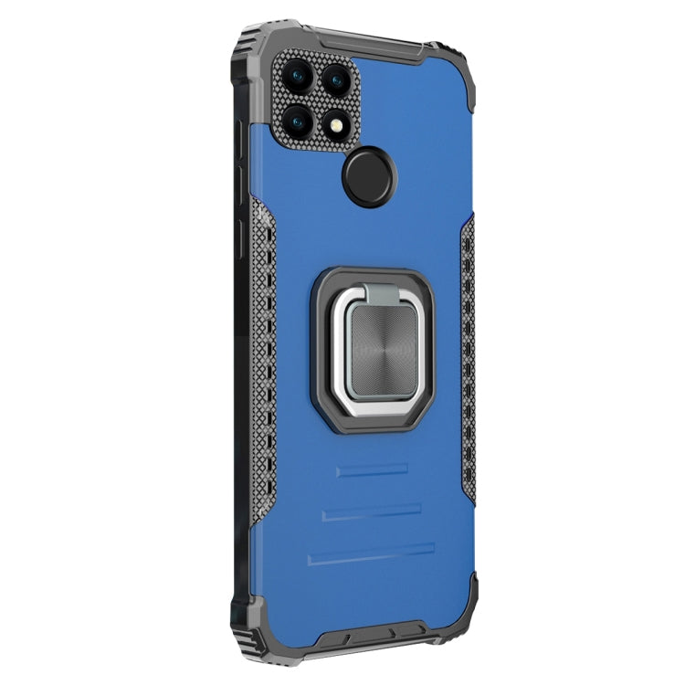 For OPPO A15 / A15S Aluminum Alloy + TPU Phone Case with Lanyard