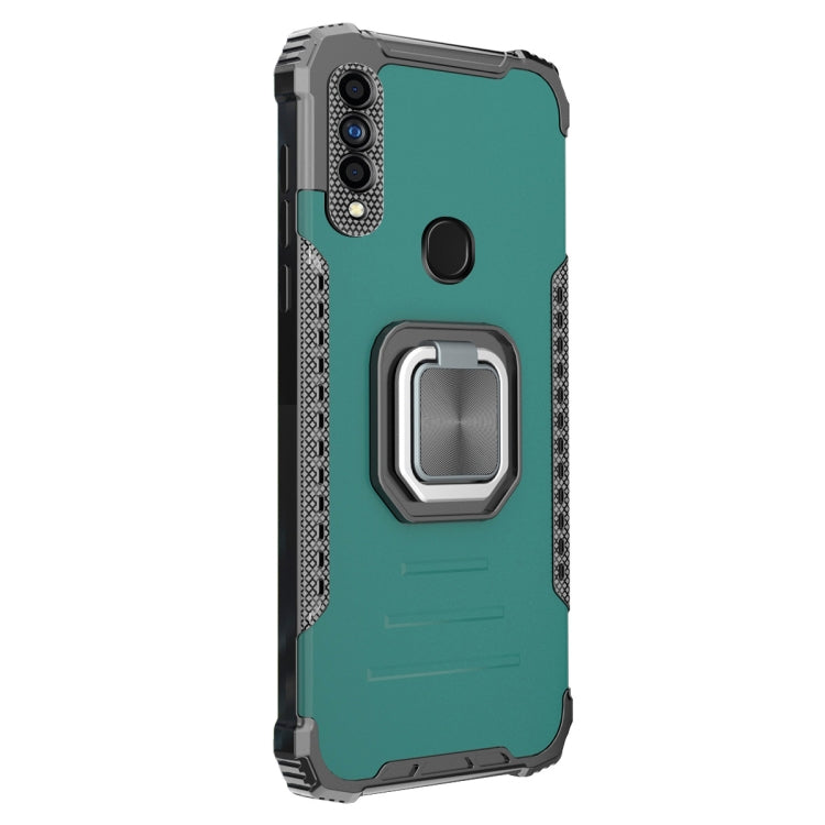 For OPPO A31 / A8 Aluminum Alloy + TPU Phone Case with Lanyard