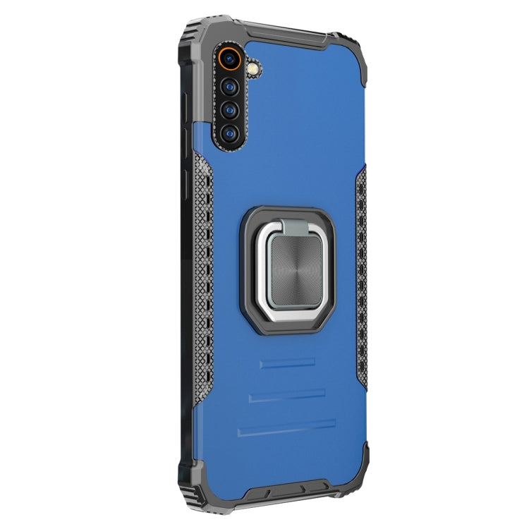 For OPPO Realme 6 Aluminum Alloy + TPU Phone Case with Lanyard