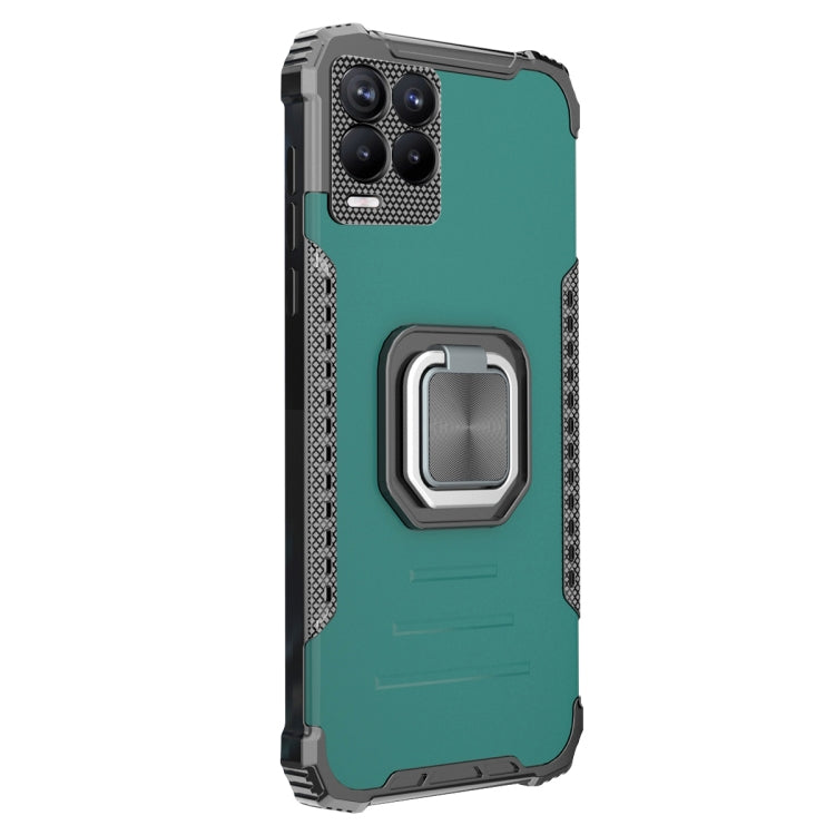 For OPPO Realme 8 Pro Aluminum Alloy + TPU Phone Case with Lanyard