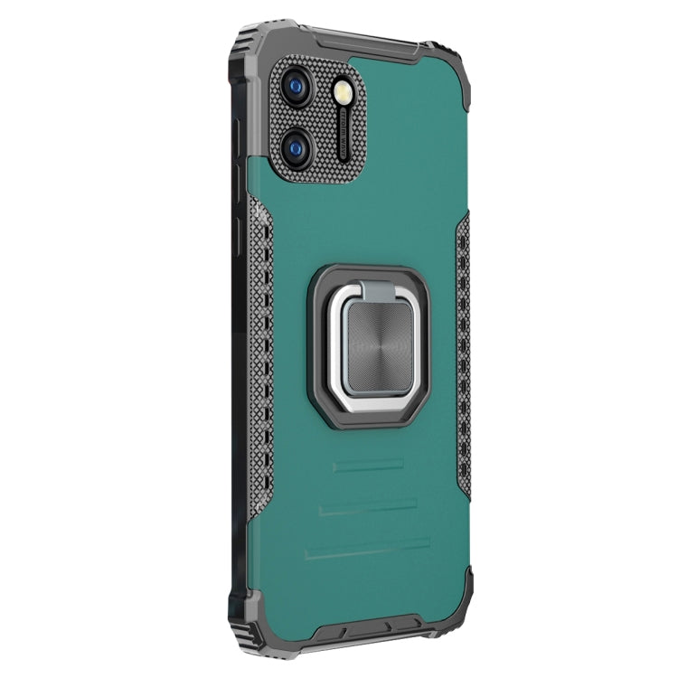 For OPPO Realme C11 Aluminum Alloy + TPU Phone Case with Lanyard