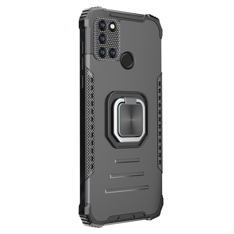 For OPPO Realme C17 / Realme 7i Aluminum Alloy + TPU Phone Case with Lanyard