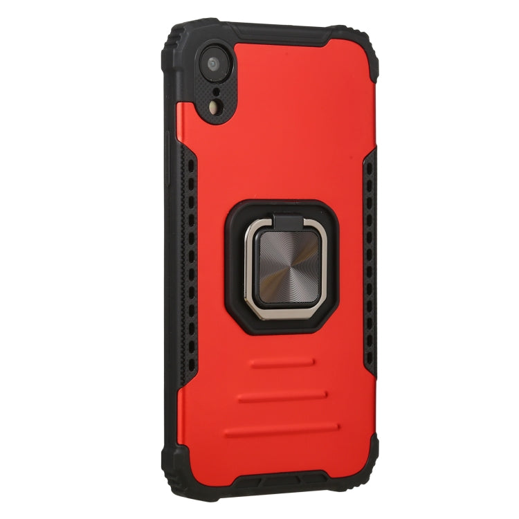 For iPhone XR Lanyard Aluminum TPU Case