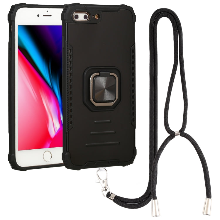 Lanyard Aluminum TPU Case For iPhone 7 Plus / 8 Plus