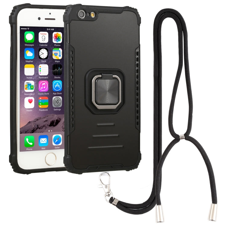 Lanyard Aluminum TPU Case For iPhone 6 Plus & 6s Plus