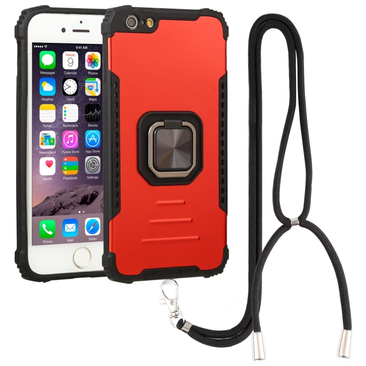 Lanyard Aluminum TPU Case For iPhone 6 Plus & 6s Plus