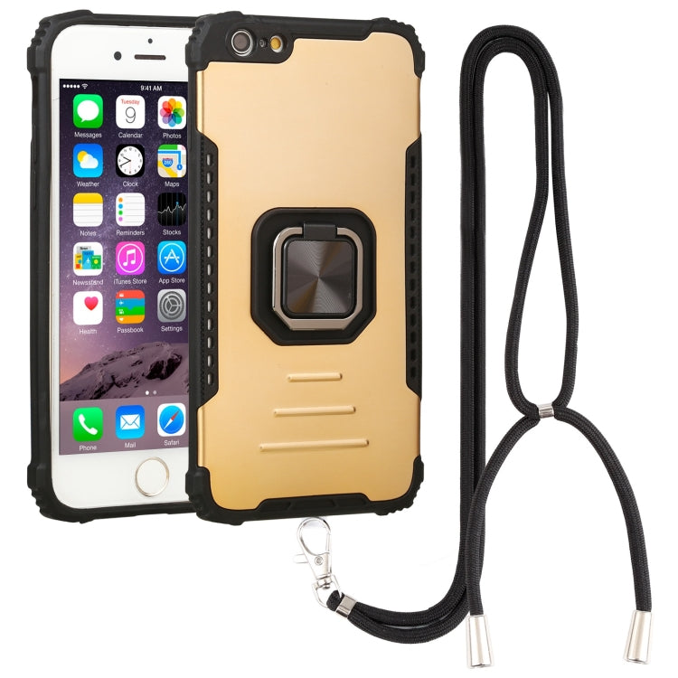 Lanyard Aluminum TPU Case For iPhone 6 Plus & 6s Plus