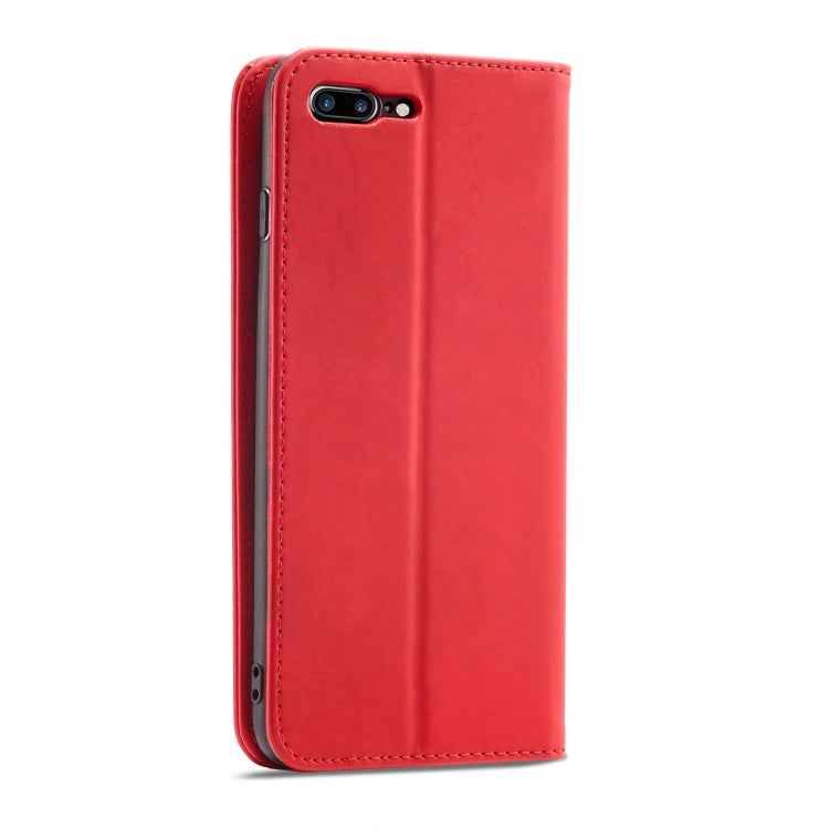 Magnetic Dual-fold Leather Case For iPhone 8 Plus / 7 Plus
