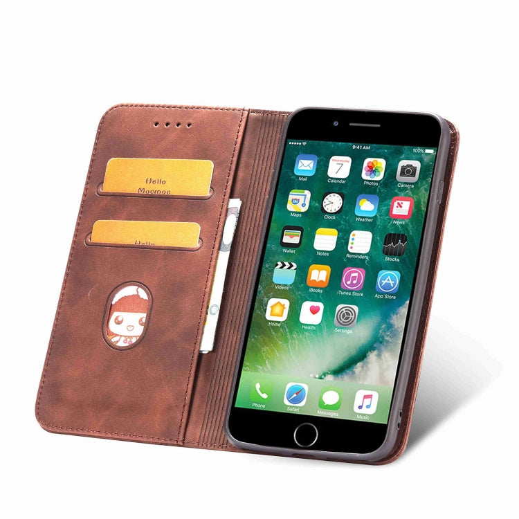 Magnetic Dual-fold Leather Case For iPhone 8 Plus / 7 Plus
