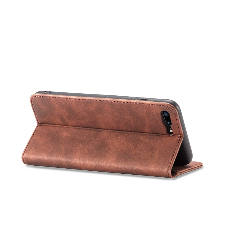 Magnetic Dual-fold Leather Case For iPhone 8 Plus / 7 Plus